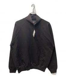 AURALEE（オーラリー）の古着「SUPER SOFT HEAVY SWEAT MOCK NECK P/O」｜ブラウン