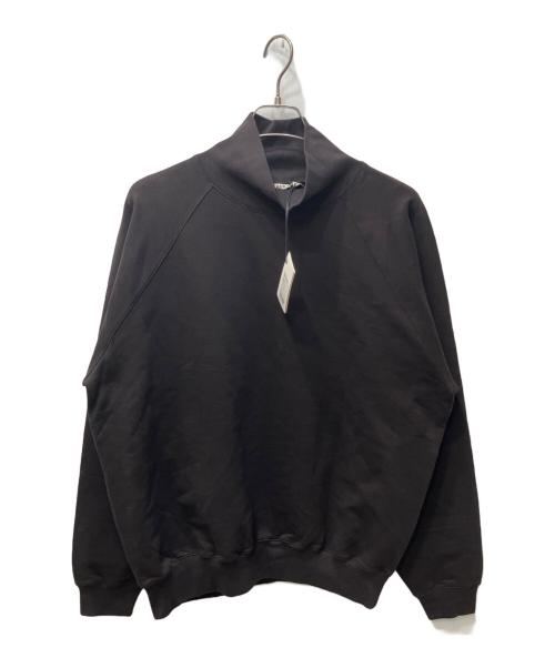 AURALEE（オーラリー）AURALEE (オーラリー) SUPER SOFT HEAVY SWEAT MOCK NECK P/O ブラウン サイズ:5 未使用品の古着・服飾アイテム
