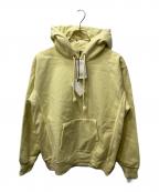 AURALEEオーラリー）の古着「SUPER MILLED SWEAT P/O PARKA」｜イエロー