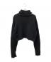PERVERZE (パーバーズ) CRASH HALF TUBE TURTLE KNIT　（クラッシュハーフチューブタートルニット ） ブラック サイズ:FREE：6000円