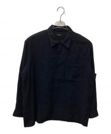 COMOLI（コモリ）の古着「カシミヤ和紙オープンカラーシャツ」｜ネイビー