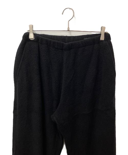COMOLI（コモリ）COMOLI (コモリ) ウールフリース トラックパンツ ブラック サイズ:2の古着・服飾アイテム