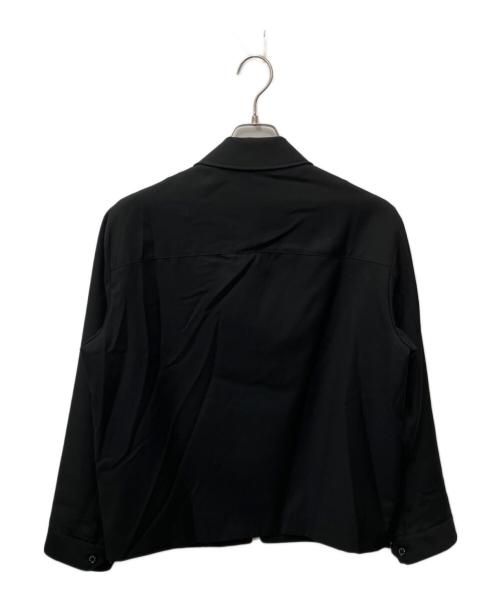 DRESSTERIOR（ドレステリア）DRESSTERIOR (ドレステリア) ウール混ハリントンジャケット ブラック サイズ:Sの古着・服飾アイテム