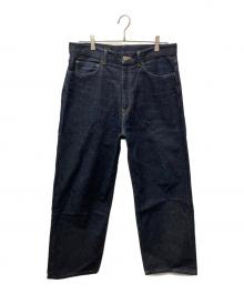 STEVEN ALAN（スティーブンアラン）の古着「13.5oz デニム 5ポケット バギー テーパード パンツ」｜インディゴ