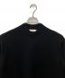 MAISON KITSUNE (メゾンキツネ) カシミヤ混サイドジップニット ブラック サイズ:S：11000円