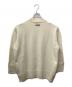 MAISON KITSUNE (メゾンキツネ) カシミヤ混サイドジップニット アイボリー サイズ:S：11000円