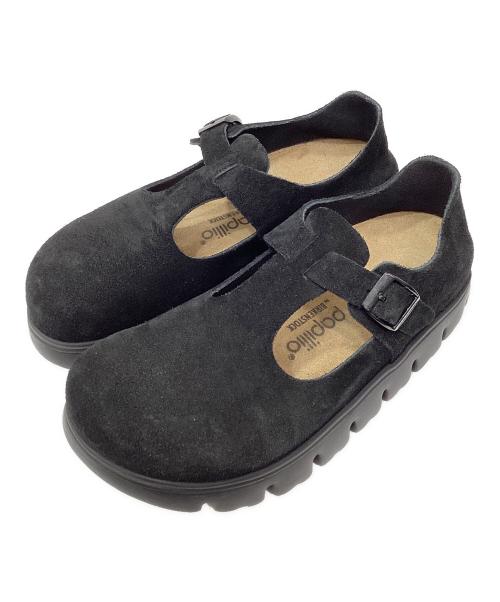 BIRKENSTOCK（ビルケンシュトック）BIRKENSTOCK (ビルケンシュトック) Paris Chunky /メリージェーン レザーシューズ ブラック サイズ:38の古着・服飾アイテム