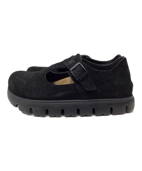 BIRKENSTOCK（ビルケンシュトック）BIRKENSTOCK (ビルケンシュトック) Paris Chunky /メリージェーン レザーシューズ ブラック サイズ:38の古着・服飾アイテム