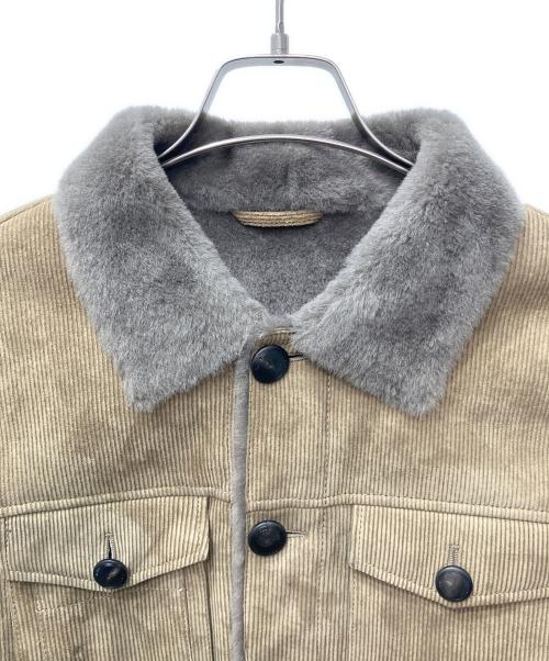 TOD'S（トッズ）TOD'S (トッズ) ムートンジャケット ブラウン サイズ:Sの古着・服飾アイテム