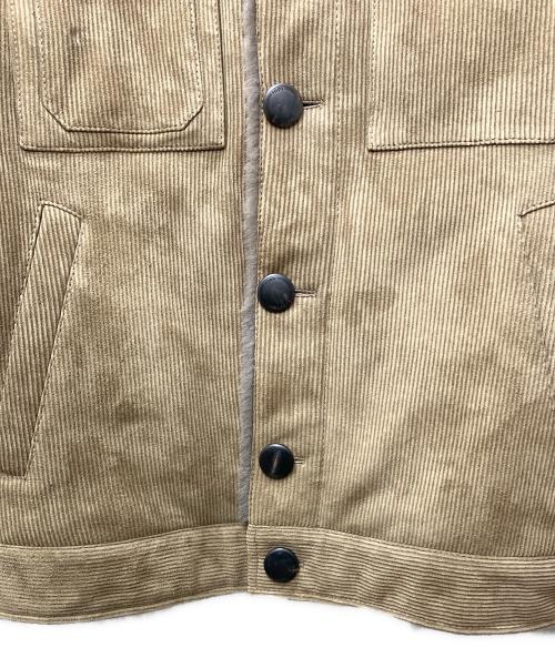 TOD'S（トッズ）TOD'S (トッズ) ムートンジャケット ブラウン サイズ:Sの古着・服飾アイテム