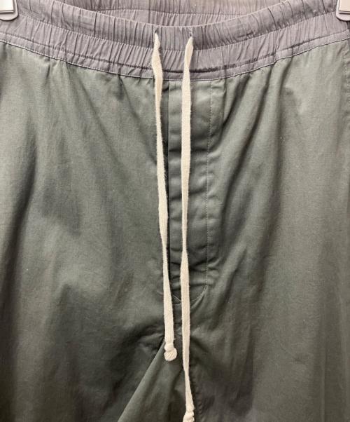 RICK OWENS（リックオウエンス）RICK OWENS (リックオウエンス) DRAWSTRING LONG ストレッチサルエルパンツ カーキ サイズ:US36の古着・服飾アイテム