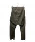 RICK OWENS (リックオウエンス) DRAWSTRING LONG ストレッチサルエルパンツ カーキ サイズ:US36：25000円