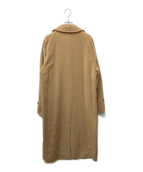 MaxMara（マックスマーラ）MaxMara (マックスマーラ) カシミヤ混ダブルコート ブラウン サイズ:38の古着・服飾アイテム