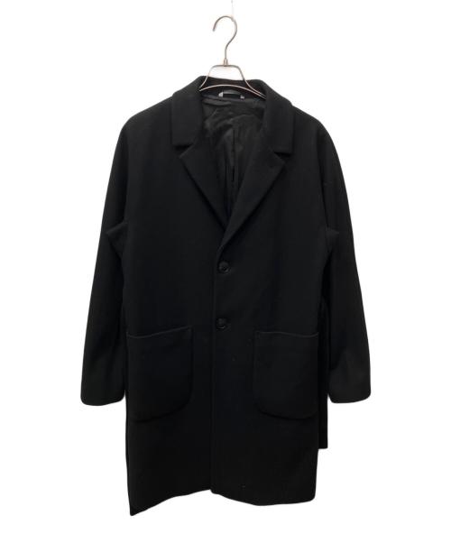 HEVO（イーヴォ）Hevo (イーヴォ) オーバーチェスターコート ブラック サイズ:4の古着・服飾アイテム