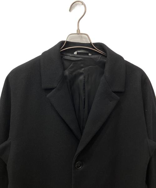 HEVO（イーヴォ）Hevo (イーヴォ) オーバーチェスターコート ブラック サイズ:4の古着・服飾アイテム