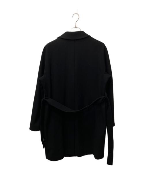 HEVO（イーヴォ）Hevo (イーヴォ) オーバーチェスターコート ブラック サイズ:4の古着・服飾アイテム