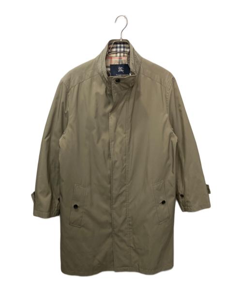 BURBERRY LONDON（バーバリーロンドン）BURBERRY LONDON (バーバリーロンドン) ノヴァチェックラインナーナイロンジップコート ベージュ サイズ:LLの古着・服飾アイテム