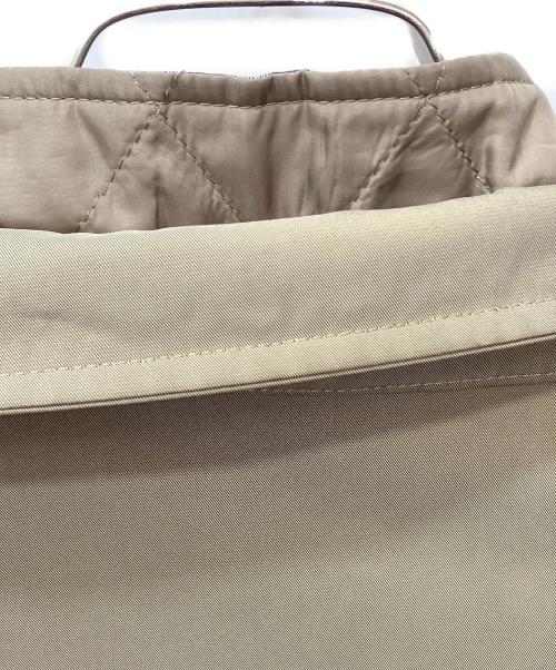 BURBERRY LONDON（バーバリーロンドン）BURBERRY LONDON (バーバリーロンドン) ノヴァチェックラインナーナイロンジップコート ベージュ サイズ:LLの古着・服飾アイテム