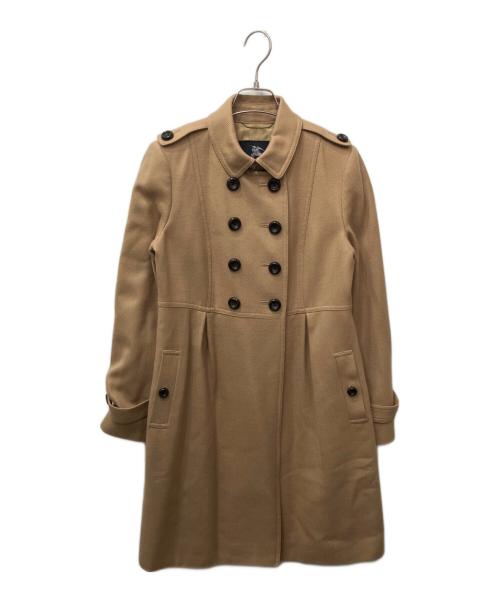 BURBERRY LONDON（バーバリーロンドン）BURBERRY LONDON (バーバリーロンドン) エポーレットダブルコート ブラウン サイズ:38の古着・服飾アイテム