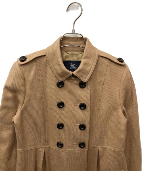 BURBERRY LONDON（バーバリーロンドン）BURBERRY LONDON (バーバリーロンドン) エポーレットダブルコート ブラウン サイズ:38の古着・服飾アイテム