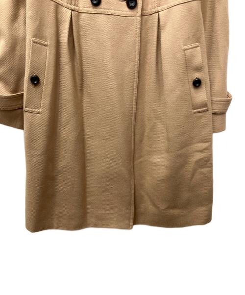 BURBERRY LONDON（バーバリーロンドン）BURBERRY LONDON (バーバリーロンドン) エポーレットダブルコート ブラウン サイズ:38の古着・服飾アイテム
