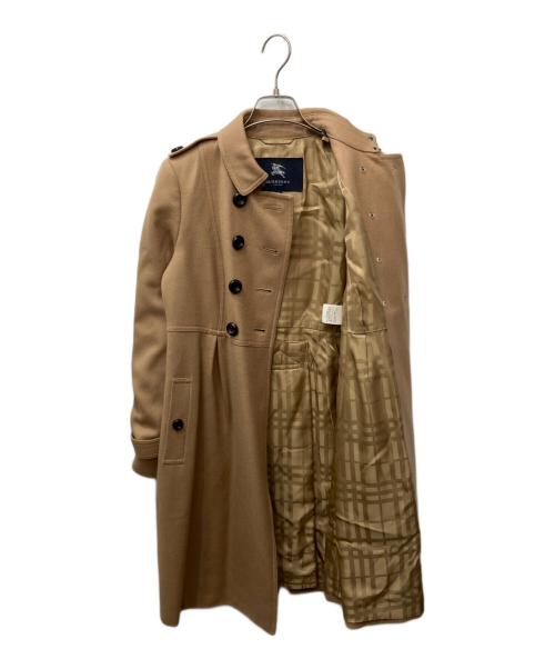 BURBERRY LONDON（バーバリーロンドン）BURBERRY LONDON (バーバリーロンドン) エポーレットダブルコート ブラウン サイズ:38の古着・服飾アイテム
