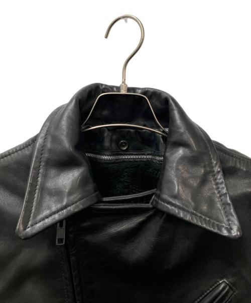 Schott（ショット）Schott (ショット) LAD MUSICIAN (ラッドミュージシャン) ボアライナーダブルライダースジャケット ブラック サイズ:４４の古着・服飾アイテム