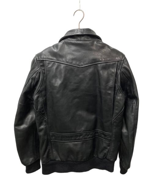 Schott（ショット）Schott (ショット) LAD MUSICIAN (ラッドミュージシャン) ボアライナーダブルライダースジャケット ブラック サイズ:４４の古着・服飾アイテム