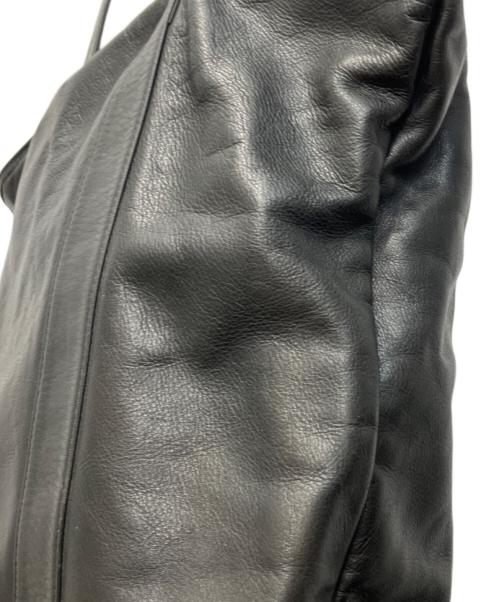 Y's for men（ワイズフォーメン）Y'S for men (ワイズフォーメン) レザートートバッグ ブラックの古着・服飾アイテム