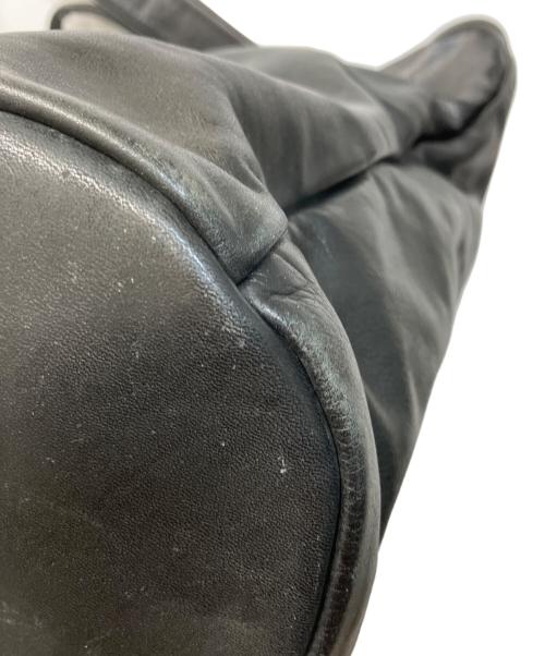 Y's for men（ワイズフォーメン）Y'S for men (ワイズフォーメン) レザートートバッグ ブラックの古着・服飾アイテム