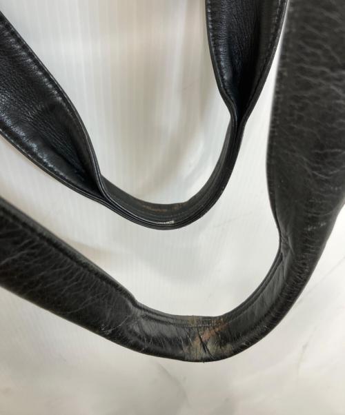 Y's for men（ワイズフォーメン）Y'S for men (ワイズフォーメン) レザートートバッグ ブラックの古着・服飾アイテム