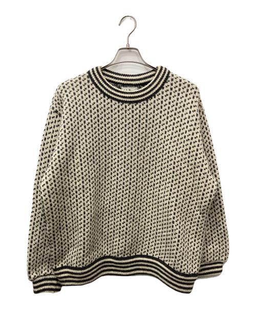 L.L.Bean（エルエルビーン）L.L.Bean (エルエルビーン) 80's バーズアイニット ベージュ サイズ:XLの古着・服飾アイテム