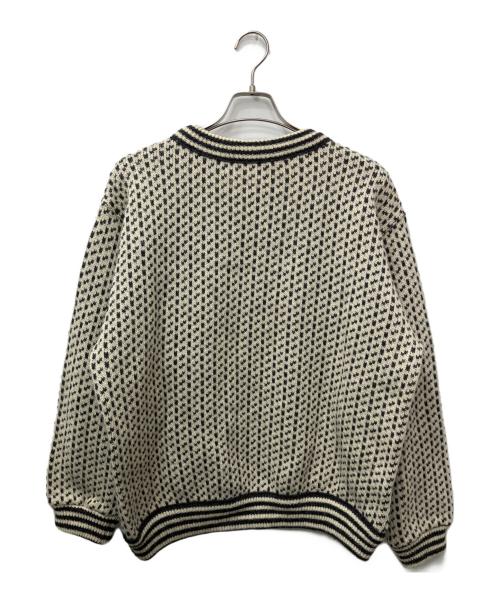 L.L.Bean（エルエルビーン）L.L.Bean (エルエルビーン) 80's バーズアイニット ベージュ サイズ:XLの古着・服飾アイテム