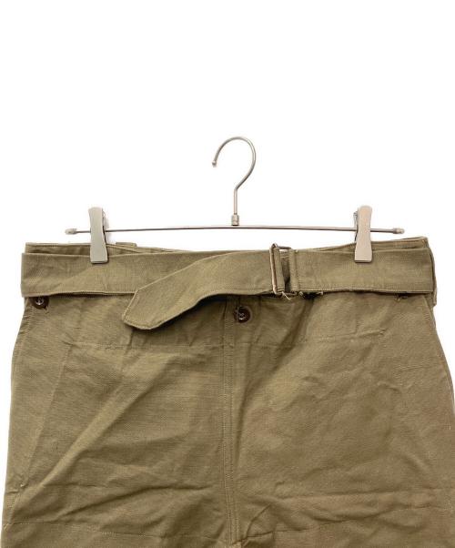 French Army（フランス軍）French Army (フランス軍) モーターサイクルパンツ カーキ サイズ:６の古着・服飾アイテム