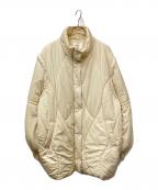 Ameriアメリ）の古着「2WAY WAVE STITCH PADDED JACKET　「2ウェイ ウェーブ ステッチ パデッド ジャケット」」｜ベージュ