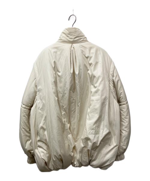 Ameri（アメリ）Ameri (アメリ) 2WAY WAVE STITCH PADDED JACKET　「2ウェイ ウェーブ ステッチ パデッド ジャケット」 ベージュ サイズ:Mの古着・服飾アイテム