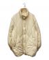 Ameri（アメリ）の古着「2WAY WAVE STITCH PADDED JACKET　「2ウェイ ウェーブ ステッチ パデッド ジャケット」」｜ベージュ