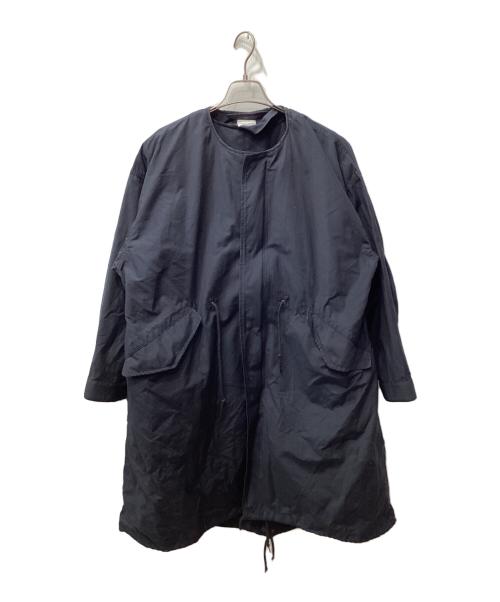 URBAN RESEARCH DOORS（アーバンリサーチドアーズ）URBAN RESEARCH DOORS (アーバンリサーチドアーズ) 3WAYノーカラーモッズコート ネイビー サイズ:Mの古着・服飾アイテム