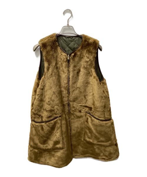 Barbour（バブアー）Barbour (バブアー) リバーシブルライナーベスト ベージュ サイズ:10の古着・服飾アイテム