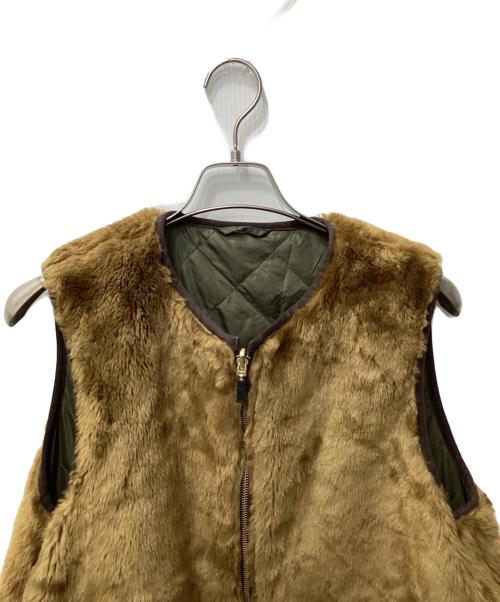 Barbour（バブアー）Barbour (バブアー) リバーシブルライナーベスト ベージュ サイズ:10の古着・服飾アイテム