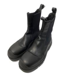 JIL SANDER（ジルサンダー）の古着「ロングチェルシーブーツ」｜ブラック