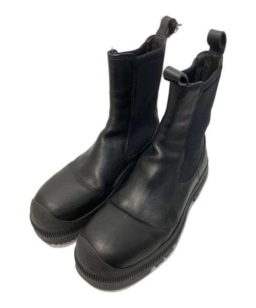 JIL SANDER（ジルサンダー）JIL SANDER (ジルサンダー) ロングチェルシーブーツ ブラック サイズ:40の古着・服飾アイテム