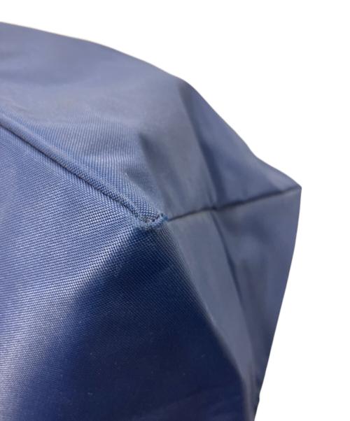 Herve Chapelier（エルベシャプリエ）Herve Chapelier (エルベシャプリエ) ジッパーナイロン舟形バッグ ブルーの古着・服飾アイテム