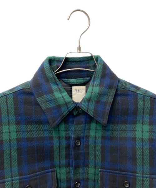 Ron Herman（ロンハーマン）Ron Herman (ロンハーマン) キルトインCPOジャケット ブルー×グリーン サイズ:Mの古着・服飾アイテム