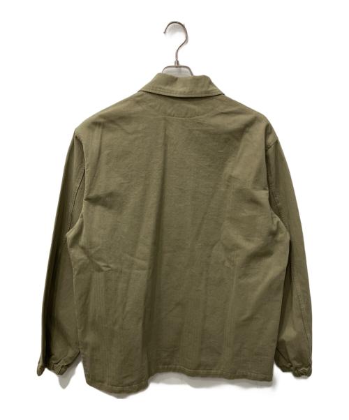 Ron Herman（ロンハーマン）Ron Herman (ロンハーマン) ヘリンボーンコーチジャケット カーキ サイズ:Mの古着・服飾アイテム