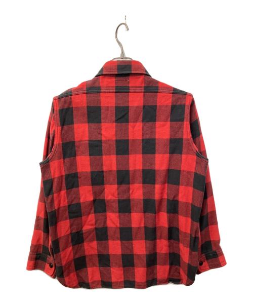 WOOLRICH（ウールリッチ）WOOLRICH (ウールリッチ) バッファローチェックシャツ ブラック×レッド サイズ:Sの古着・服飾アイテム