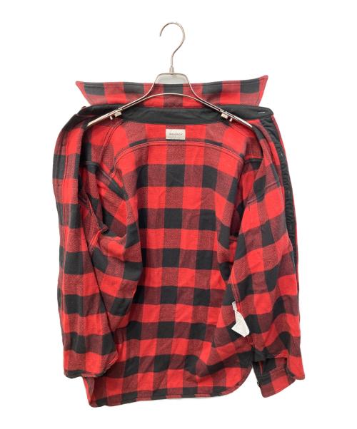 WOOLRICH（ウールリッチ）WOOLRICH (ウールリッチ) バッファローチェックシャツ ブラック×レッド サイズ:Sの古着・服飾アイテム
