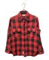 WOOLRICH（ウールリッチ）の古着「バッファローチェックシャツ」｜ブラック×レッド