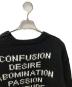 中古・古着 WTAPS (ダブルタップス) INGREDIENT SWEATER ブラック サイズ:03：18000円