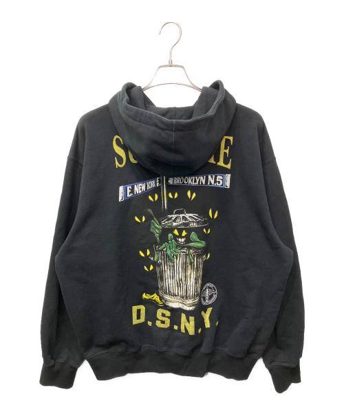 SUPREME（シュプリーム）Supreme (シュプリーム) DSNY (ディーエスエヌワイ) Zip Up Hooded Sweatshirt　「ジップアップ フーデッド スウェットシャツ」 ブラック サイズ:Lの古着・服飾アイテム